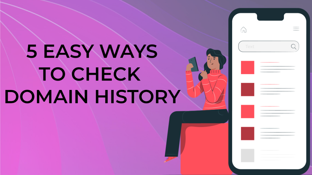 easy ways to check domain history