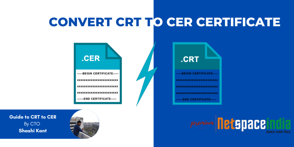 convert crt to cer certificate